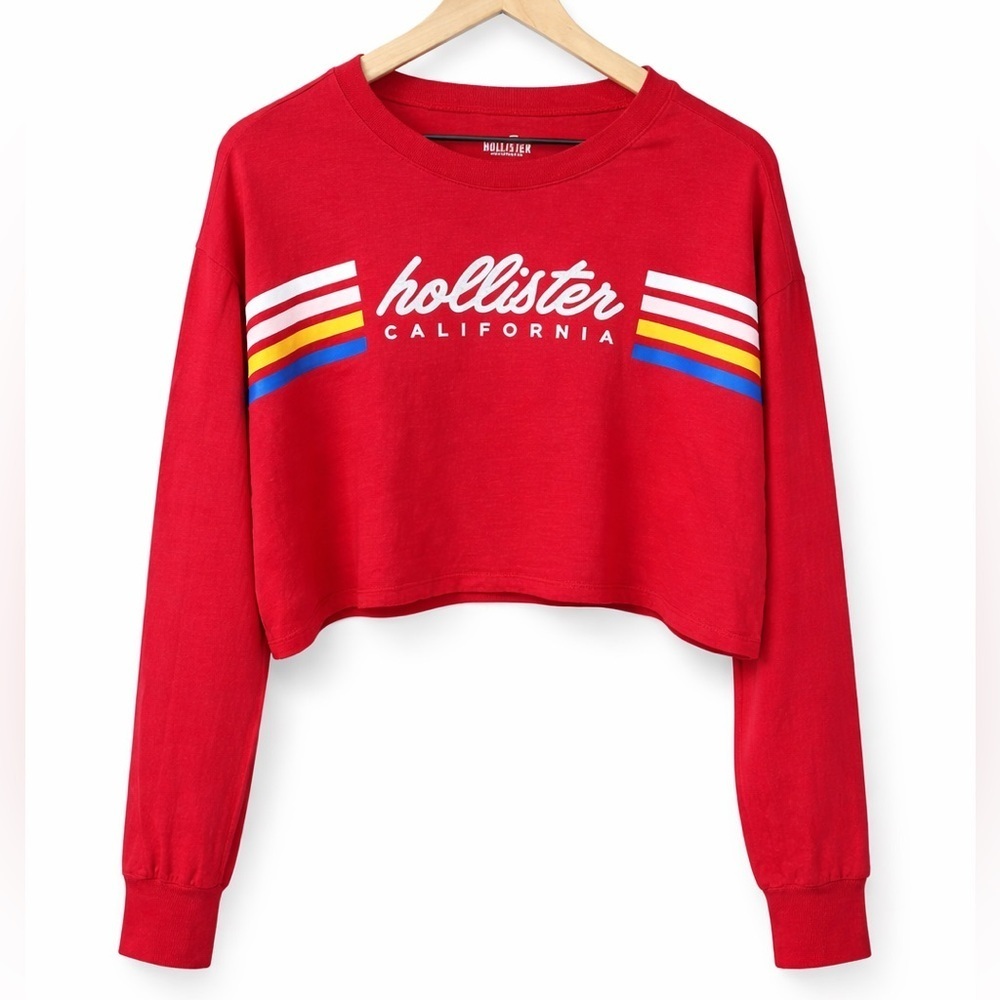 Hollister California Long Sleeve Crop (027)